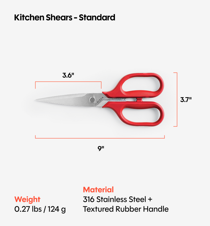 Kitchen Shears - Standard - Red