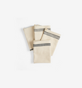 Extra-Large Black Cotton Kitchen Towels (4-pack)