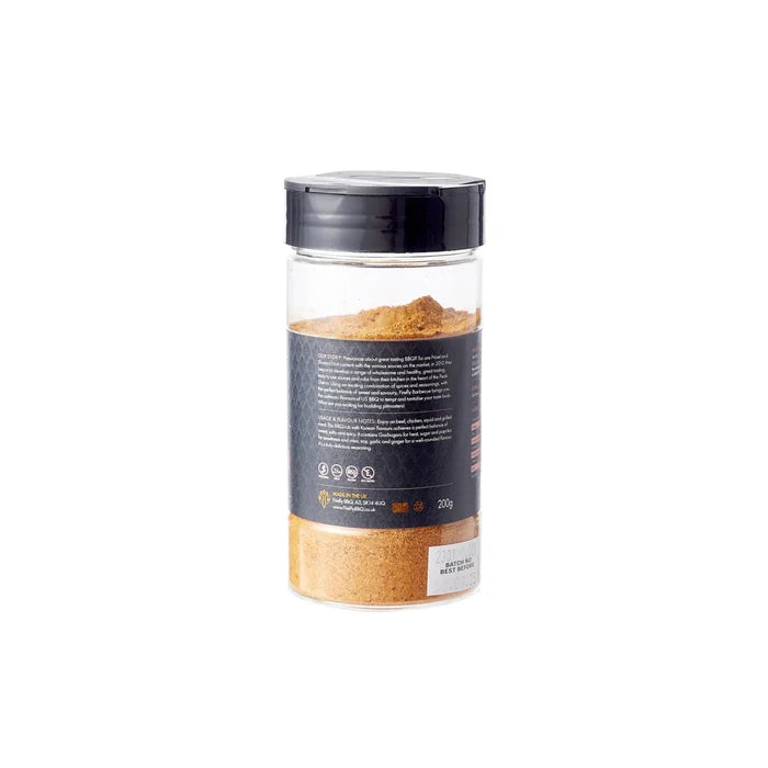 Close-up of Korean BBQ Umami Rub jar