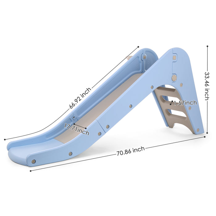 Large Climber Slide Stairs Basketball Hoop for Kid Toddler Indoor Outdoor Sports