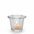24% Lead Crystal Votive Candle Holder - 3 inches tall x 4 inches wide