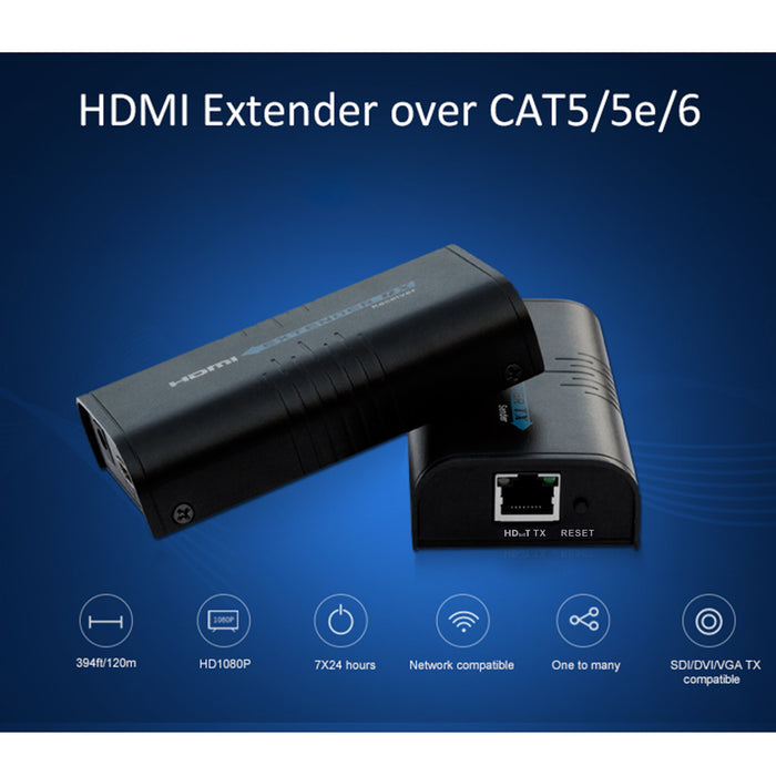 LKV373A Version 4.0 HDMI Extender Sender+Receiver 120M 1080P for HD STB DVD PS3