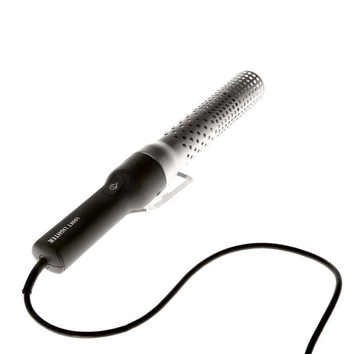 Electric charcoal starter with perforated metal tube
