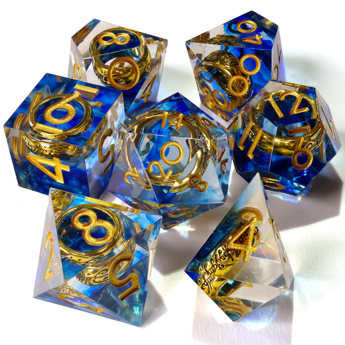 Lost Ring Sharp Edge RPG Dice Set | 7 Pieces
