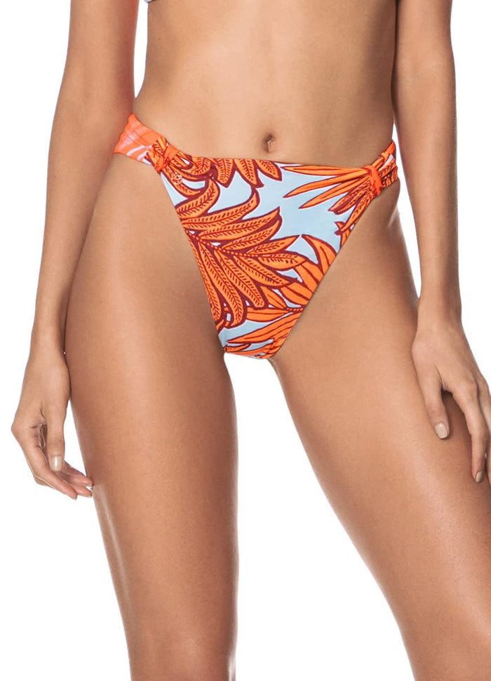 Maaji Kindness Dakota High Rise/High Leg Bikini Bottom by Maaji - Orange