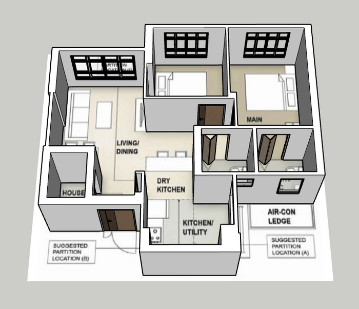 MacPherson Weave 3-room