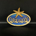 Magnet - Wooden Starfish Oregon Coast