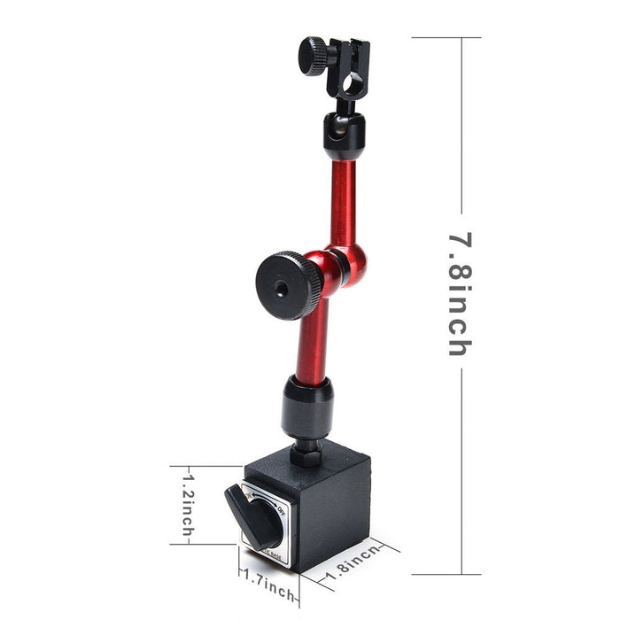 Magnetic Base Holder for Digital Level Dial Indicator Gauge Adjustable Stand 7.7