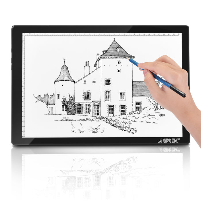 Magnetic LED Artcraft Tracing Light Pad A4 size Lightbox Tatoo Pad Sketching Designing