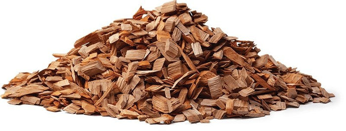 Maple wood smoking chips for flavorful outdoor grilling
