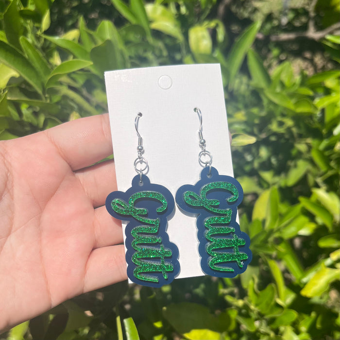 Mascot Layered Dangle Earrings