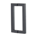 Matte Black 8″ x 8″ Square Tubing Back-to-Back Pull Handle | TR911