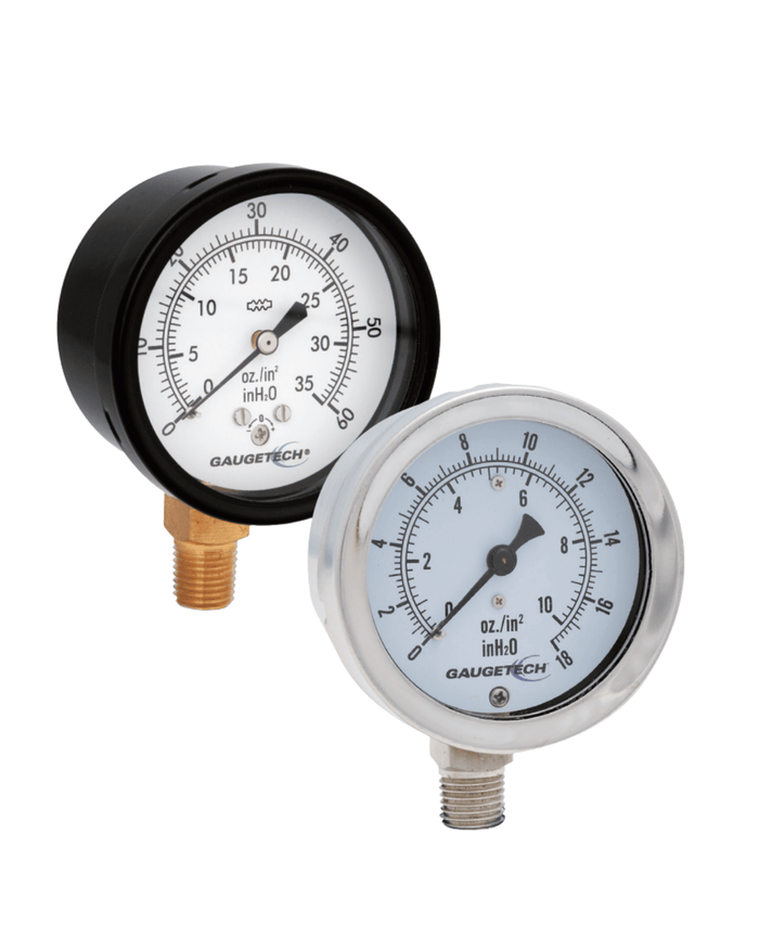MDI GTG83K-34 0-5 PSI low pressure gauge