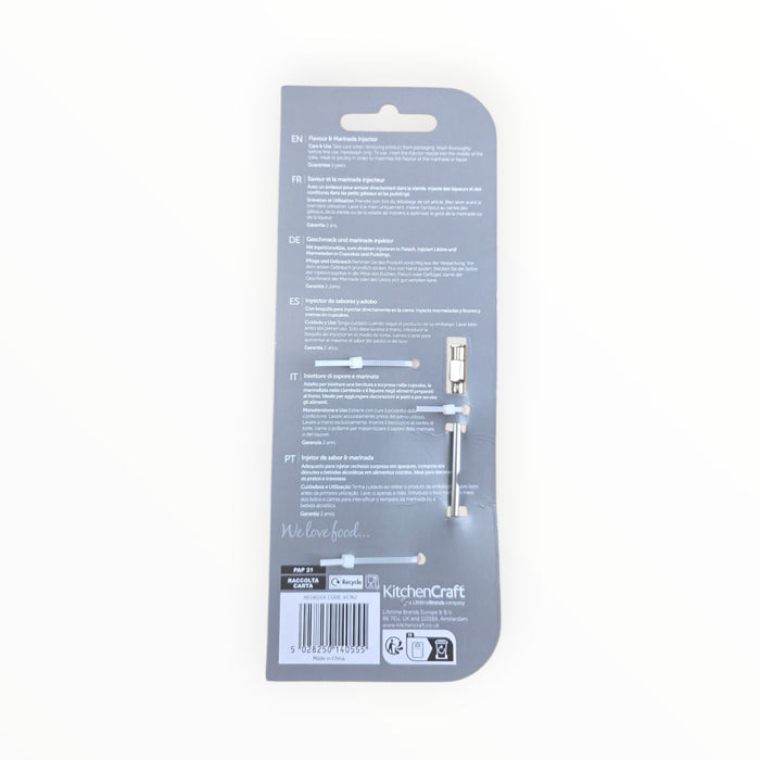 Meat Injector Syringe 50ml with Needle for BBQ