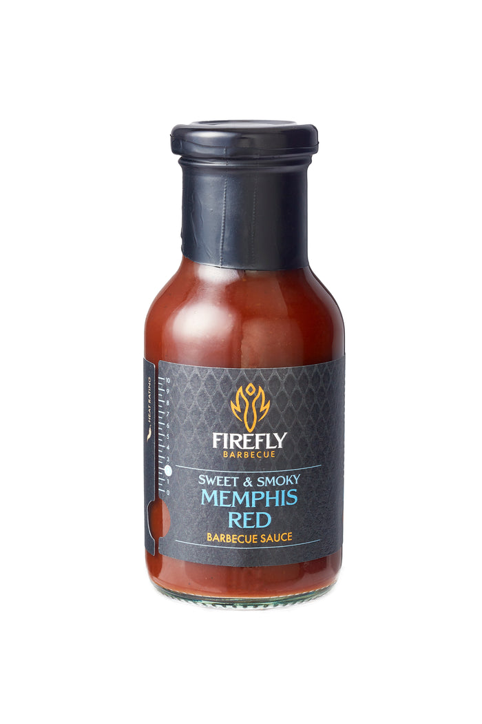 Firefly Memphis BBQ sauce bottle with black cap