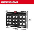 milwaukee packout wall plate 20 in. x 30.75 in. Wall Plate in Black
