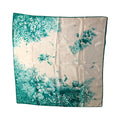Mint Green Floral Unbranded Square Scarf