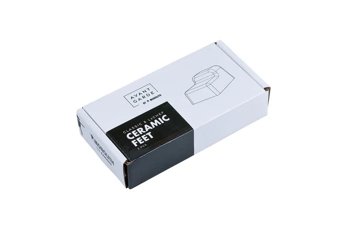 Avantgarde ceramic feet in box for outdoor grill support