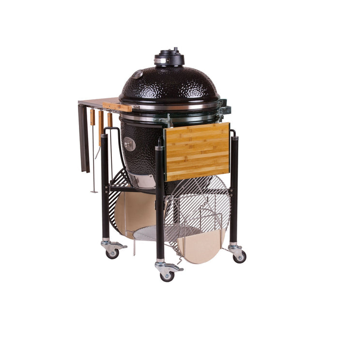 Monolith Cart Accessories Rack - accessories rack, bbq accessories, bbq cart. Monolith by FireFly Barbecue