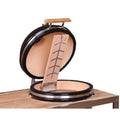 Monolith Fish Plank - Beech mounted vertically inside a ceramic grill using stainless steel bracket, ideal for grilling whole fish fillets.