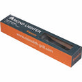 Mono lighter box with orange and black packaging and lighter