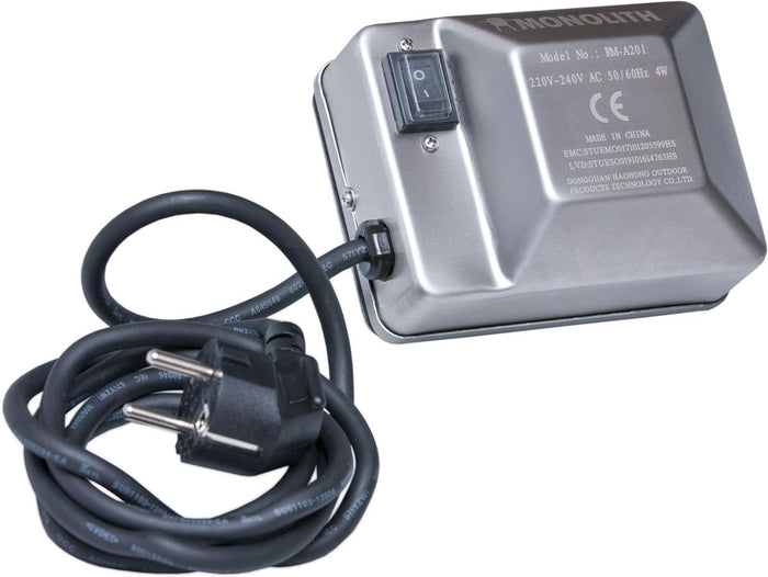 Monolith rotisserie motor 220V with power cord for outdoor grill