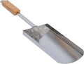 Monolith ash collector shovel for outdoor grill maintenance