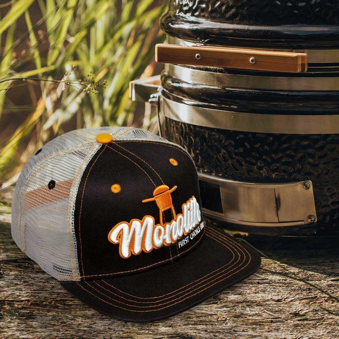 Monolith Trucker Cap - cap, clothing, monolith. Monolith by FireFly Barbecue