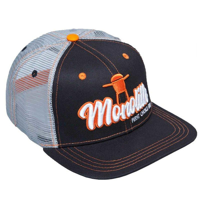Monolith Trucker Cap - cap, clothing, monolith. Monolith by FireFly Barbecue