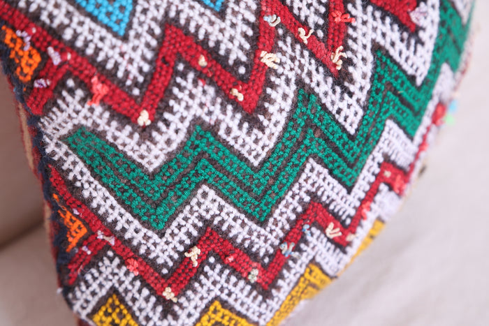 Moroccan handmade kilim pillow 11.8 INCHES X 13.3 INCHES