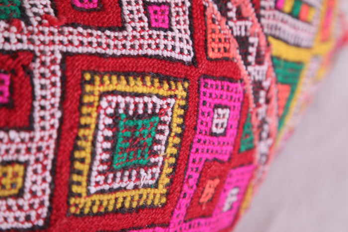 Moroccan handmade kilim pillow 12.5 INCHES X 18.1 INCHES
