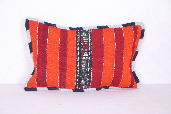 Moroccan handmade kilim pillow 13.3 INCHES X 20.4 INCHES