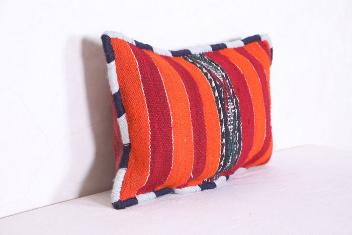 Moroccan handmade kilim pillow 13.3 INCHES X 20.4 INCHES