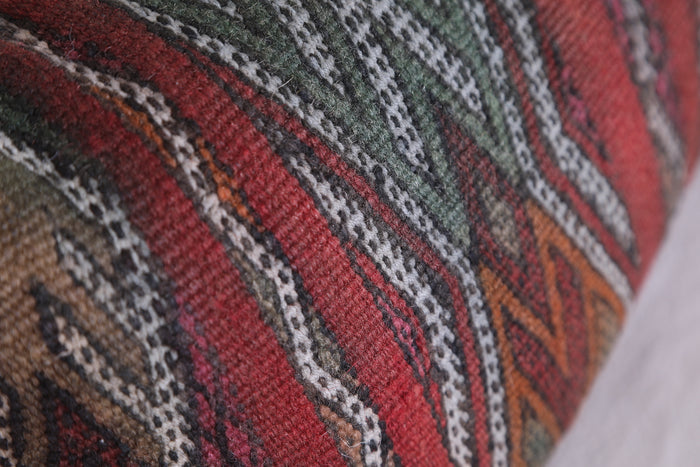 Moroccan handmade kilim pillow 13.7 INCHES X 22.4 INCHES - kilim pillow
