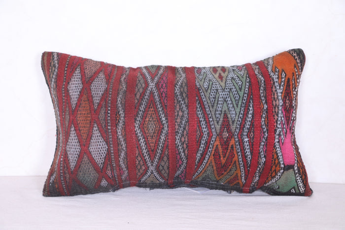 Moroccan handmade kilim pillow 13.7 INCHES X 22.4 INCHES - kilim pillow