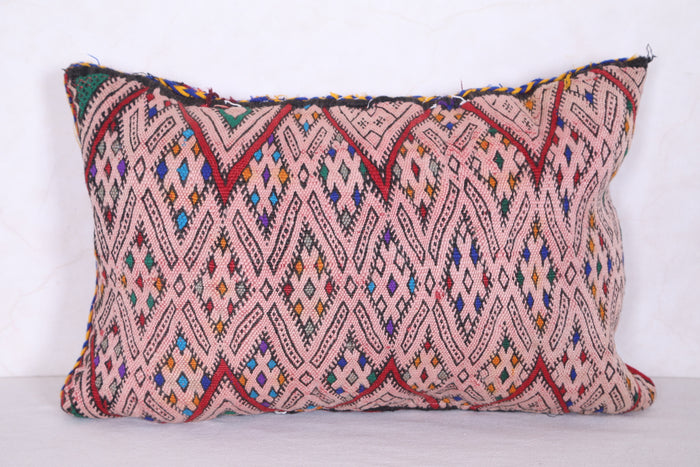 Moroccan handmade kilim pillow 14.1 INCHES X 21.2 INCHES