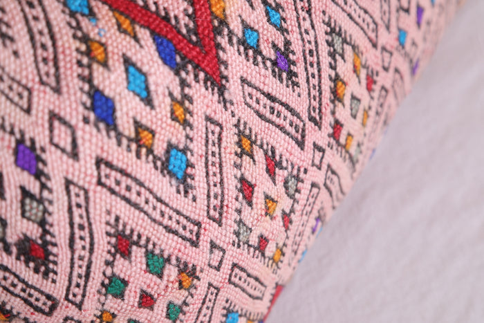 Moroccan handmade kilim pillow 14.1 INCHES X 21.2 INCHES