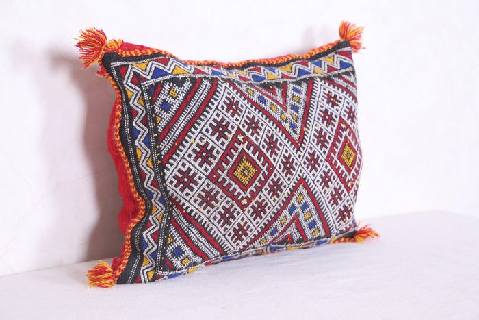 Moroccan handmade kilim pillow 15.3 INCHES X 20.4 INCHES