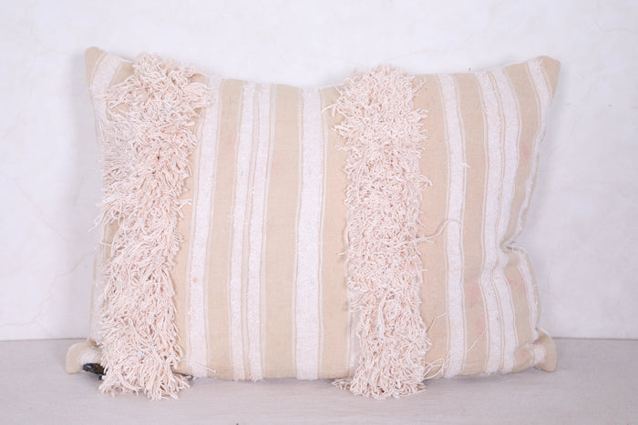Moroccan handmade kilim pillow 16.1 INCHES X 22.8 INCHES