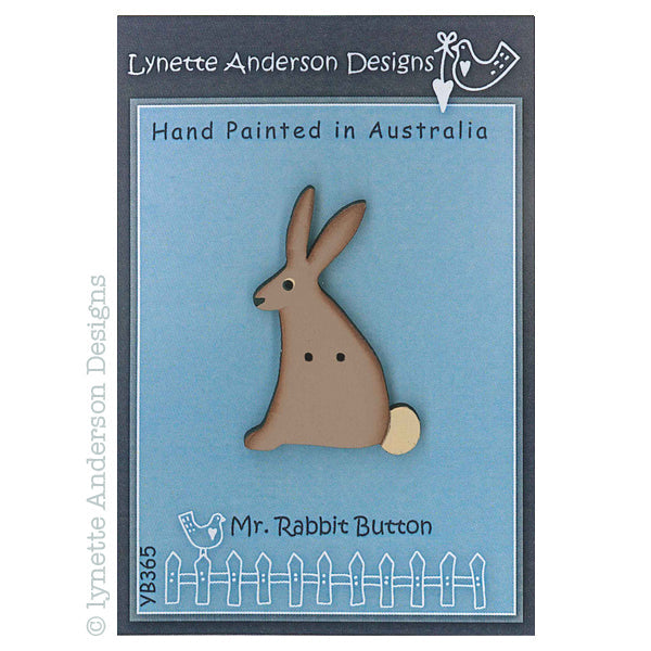 Mr Rabbit Button