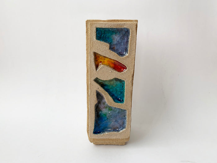 Narrow Mosaic Vase