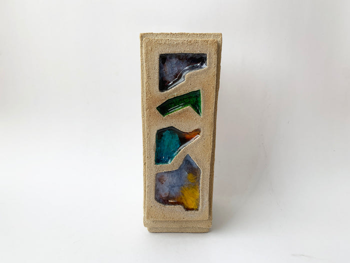 Narrow Mosaic Vase