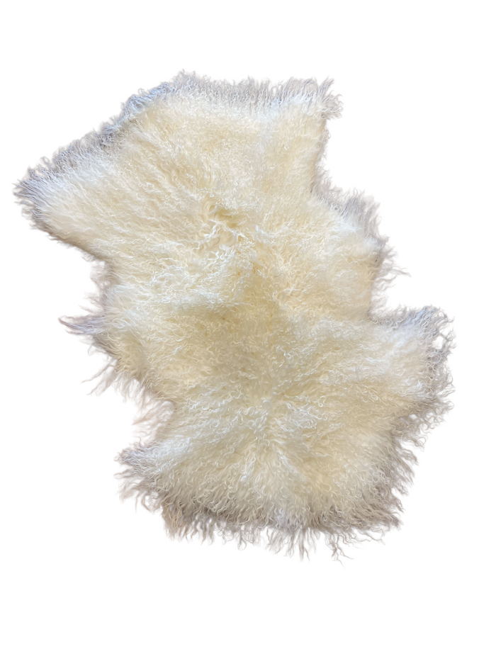 Natural Mongolian Lamb Throw.+3 - touchGOODS