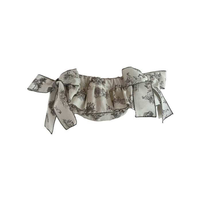 Nelly Grey Toile Bloomers