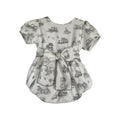 Nelly Grey Toile Romper