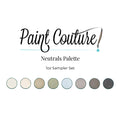 Paint Couture Neutrals Palette Paint Sampler - Set 8 1oz Colors