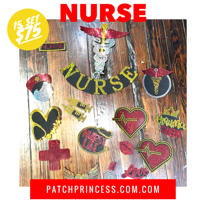 NURSE JACKET BAG 16 PATCH SET