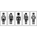 JRV Nutcracker Mini Stencil Set of 5 - 15 Mil Mylar Made in USA