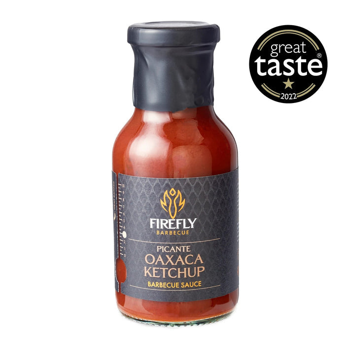 Oaxaca Chilli Ketchup bottle with black cap