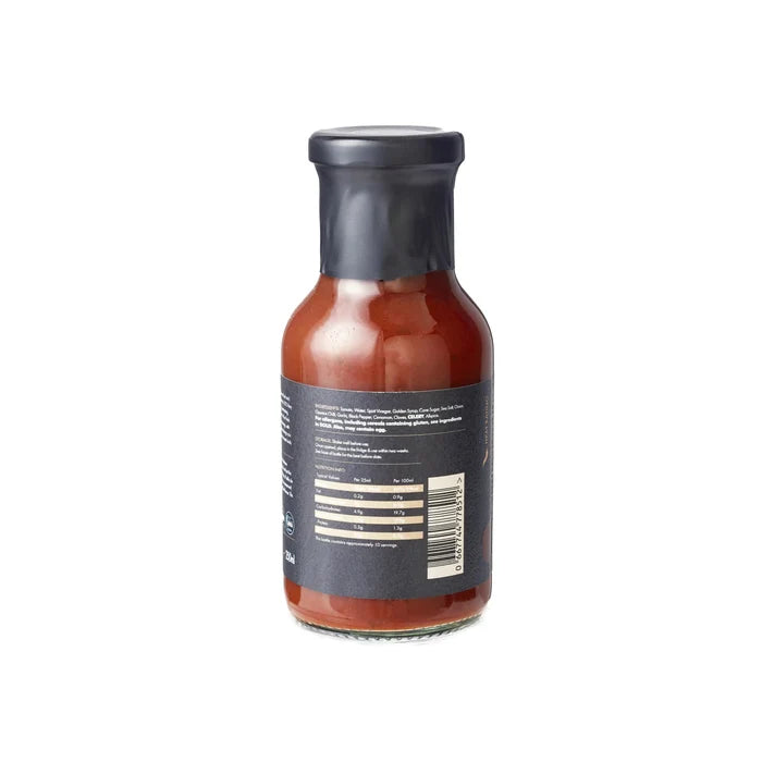 Oaxaca Chilli Ketchup bottle with black cap and label